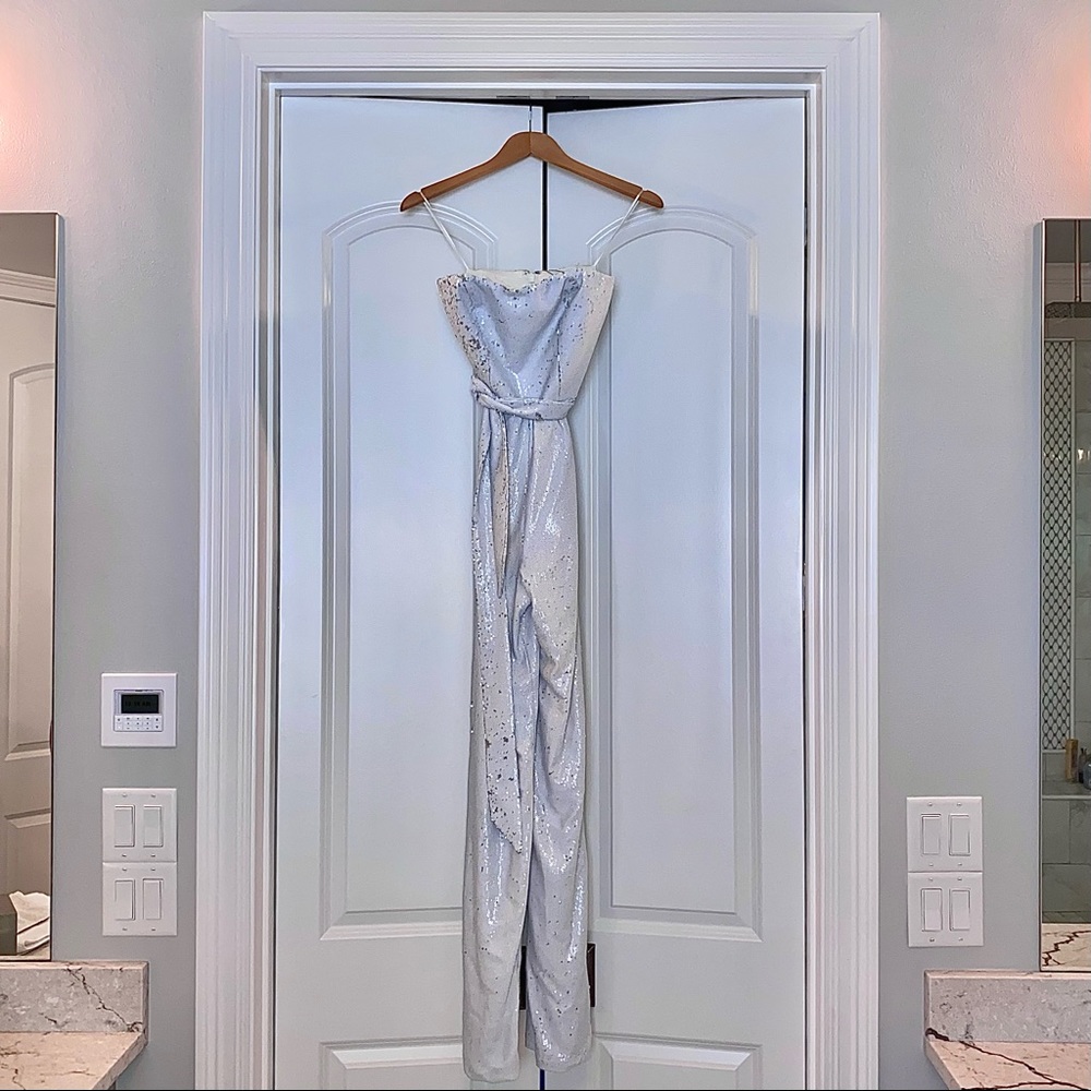 Trinity Strapless Sequin Jumpsuit